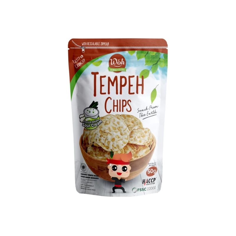 WOH Tempeh Chips French Onion Sour Cream 50g300